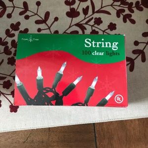 NWOT Trim A Tree 100 Clear Lights Christmas Dorm